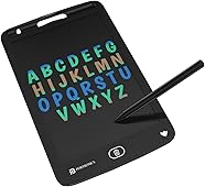 Portronics Ruffpad 8.5M Multicolor LCD Writing Pad with Screen 21.5cm (8.5-inch) for Drawing, Playing, Handwriting Gifts for Kids & Adults, India's first notepad to save and share your child's first creatives via Ruffpad app on your Smartphone(Black)