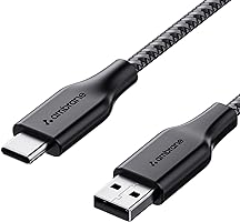 Ambrane Unbreakable 3A Fast Charging 1.5m Braided Type C Cable for Smartphones, Tablets & other Type C devices, 480Mbps...