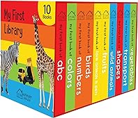 My First Library: Boxset of 10 Board Books for Kids